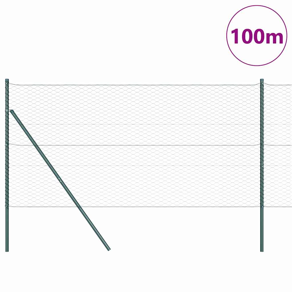 Grundfikseret svejset trådgærde 100 x 1,4 m (B x H)