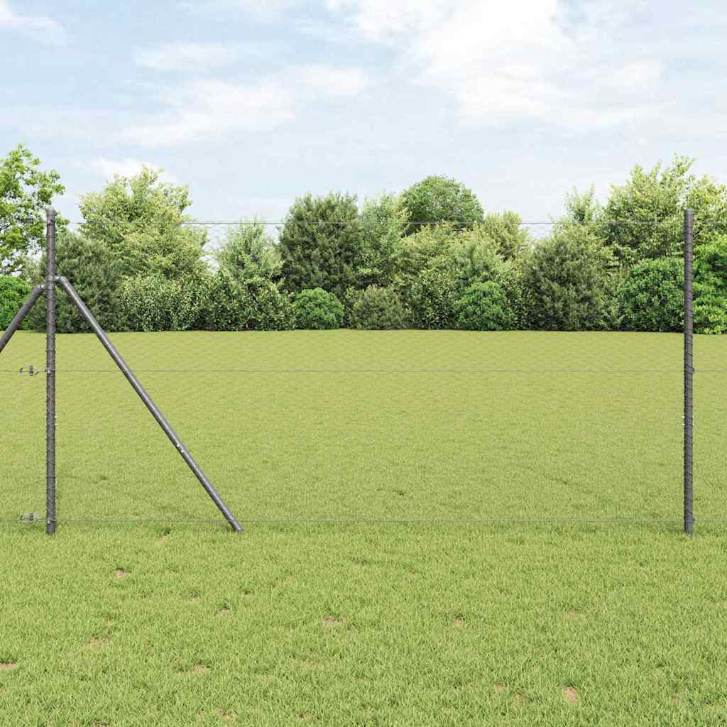Grundfikseret svejset trådgærde 25 x 1,2 m (B x H)