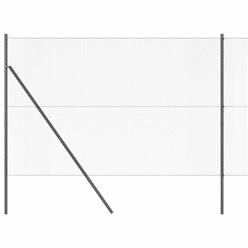 Grundfikseret svejset trådgærde 25 x 1,5 m (B x H)