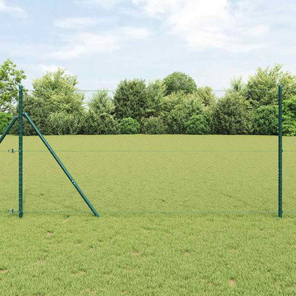 Hexagonal hegnsgrundfiks 50 x 1,2 m PVC-belagt stål Grå Mesh