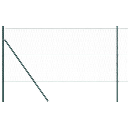 Hexagonal hegnsgrundfiks 50 x 1,2 m PVC-belagt stål Grå Mesh