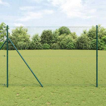 Udendørs sekskantet hegnsfastgørelse 50 x 1,5 m PVC-belagt stål