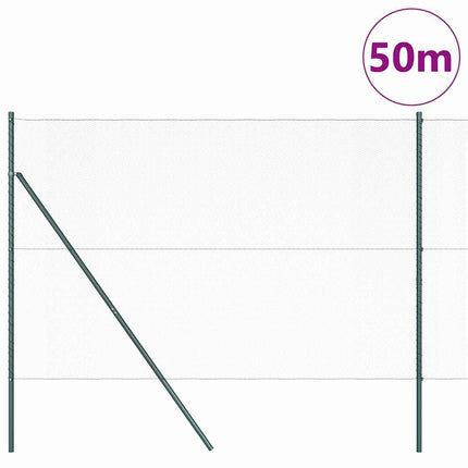 Hexagonal hegnsgrundfiks 50 x 1,6 m PVC-belagt stål Grå Mesh
