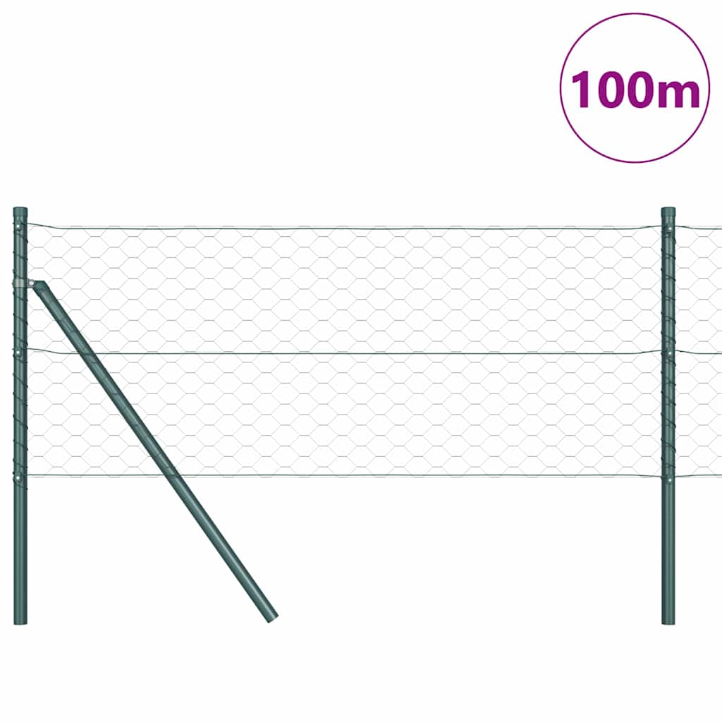 Grundfikseret svejset trådgærde 100 x 0,6 m (B x H)