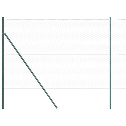 Udendørs sekskantet hegnsfastgørelse 100 x 1,5 m Grå Mesh