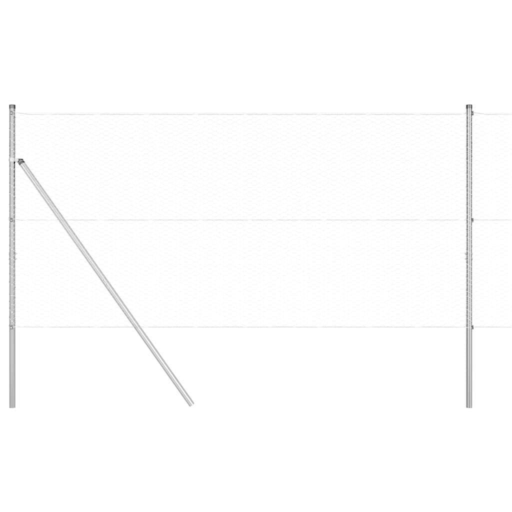 Grundfikseret svejset trådgærde 25 x 1,4 m (B x H)