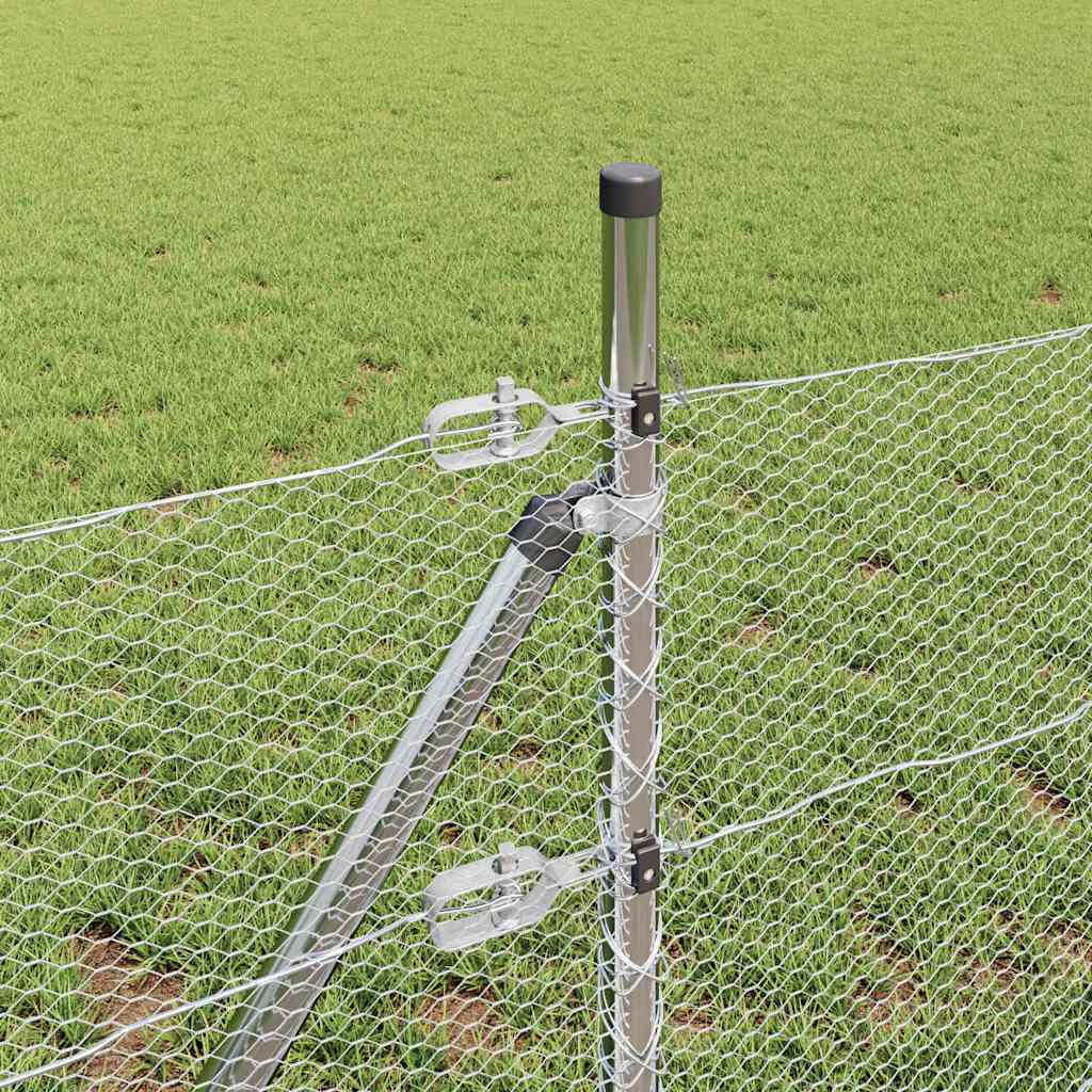 Grundfikseret svejset trådgærde 50 x 0,5 m (B x H)