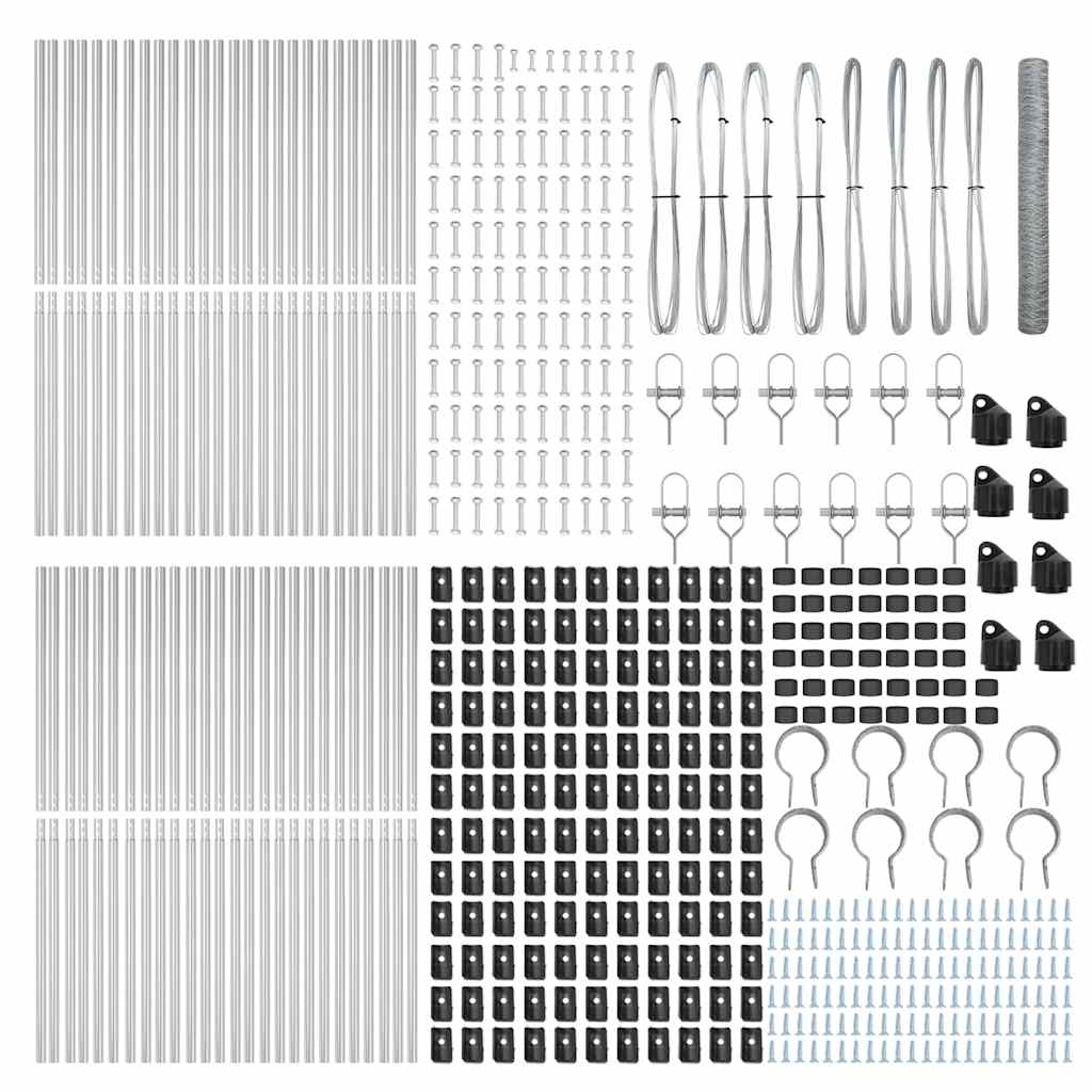 Grundfikseret svejset trådgærde 100 x 1,4 m (B x H)