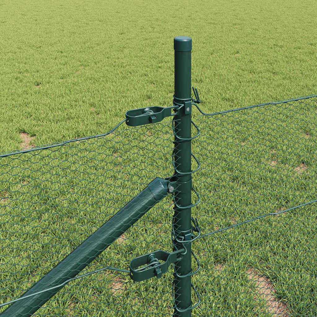 Svejset trådhegn med spidser 100 x 0,5 m (B x H)