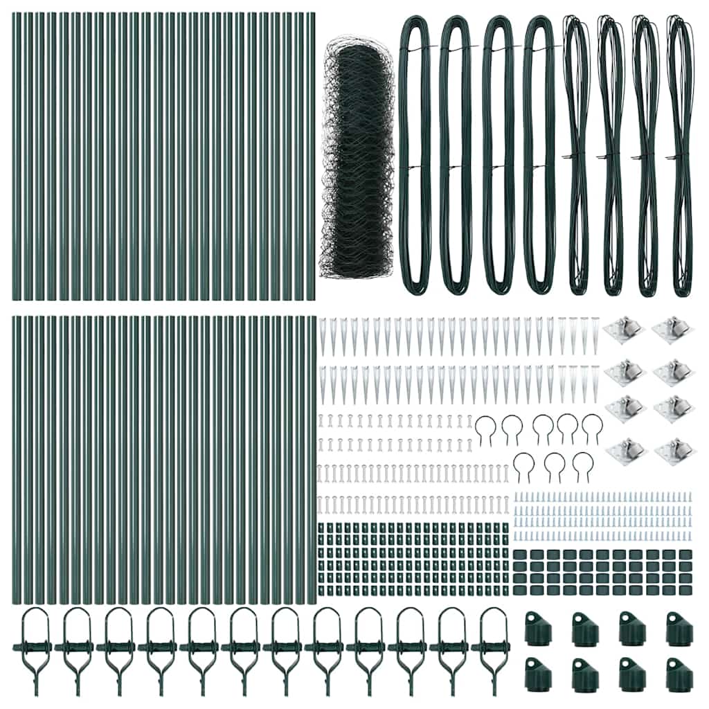 Svejset trådhegn med spidser 100 x 0,6 m (B x H)