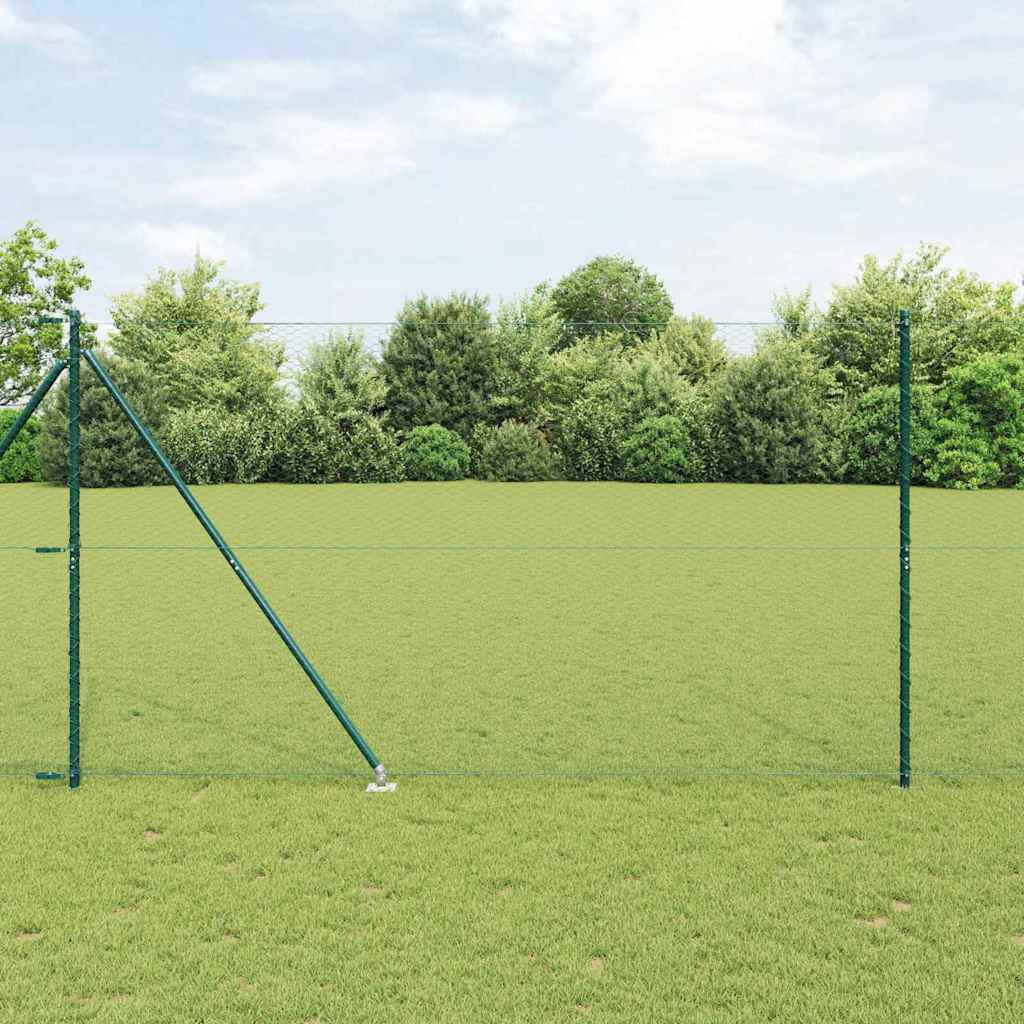 Svejset trådhegn med spidser 100 x 1,6 m (B x H)