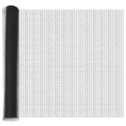 Svejset trådhegn med spidser 25 x 1,4 m (B x H) PVC-belagt stål