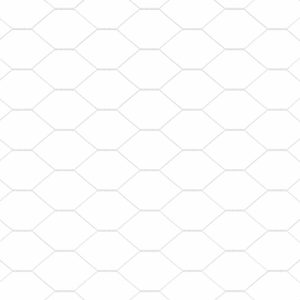 Hegnspæl Sølv 10 x 1,5 m (36 mm mesh) Stål