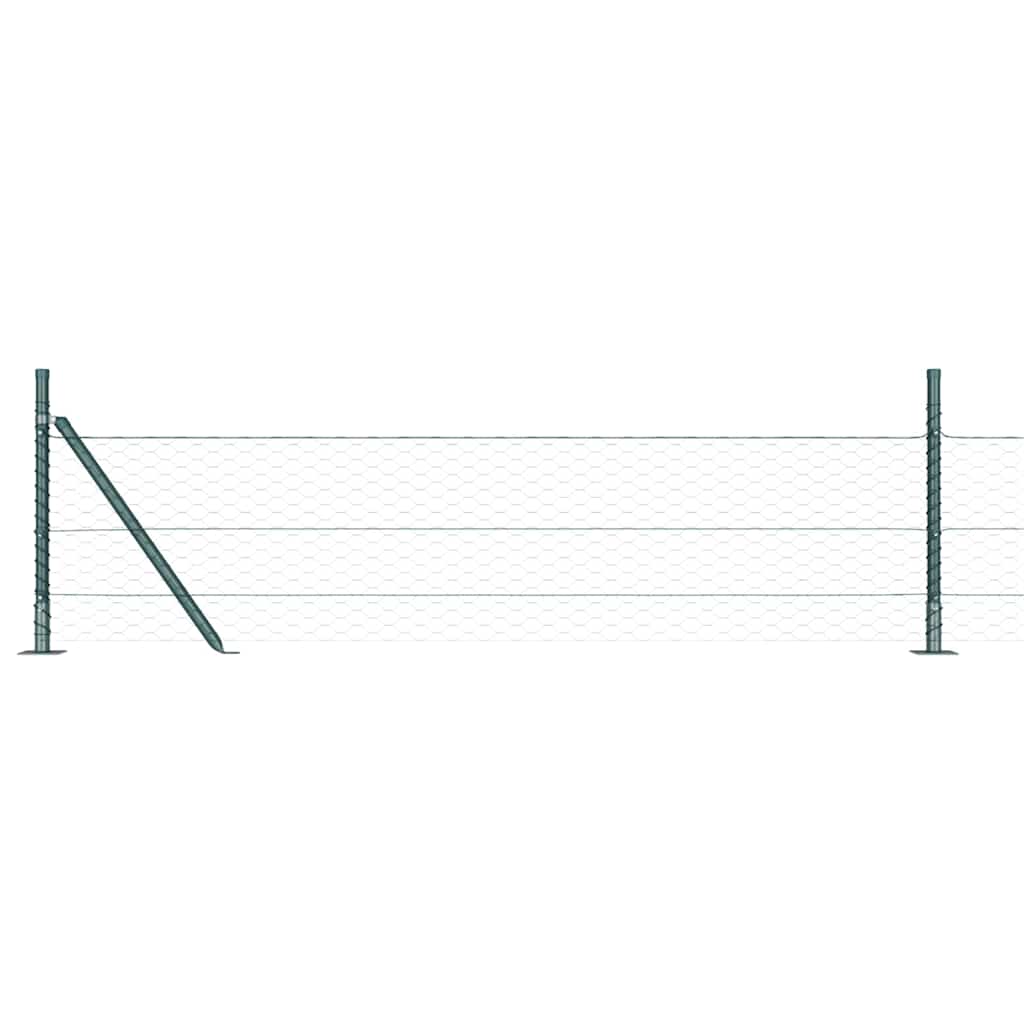 Svejset Trådhegn med Betonsokkel 10 x 0,5 m (B x H)