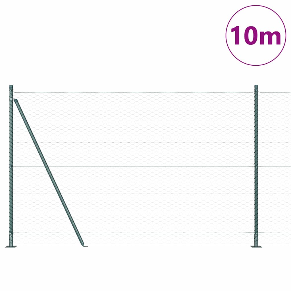 Svejset Trådhegn med Betonsokkel 10 x 1,6 m (B x H)