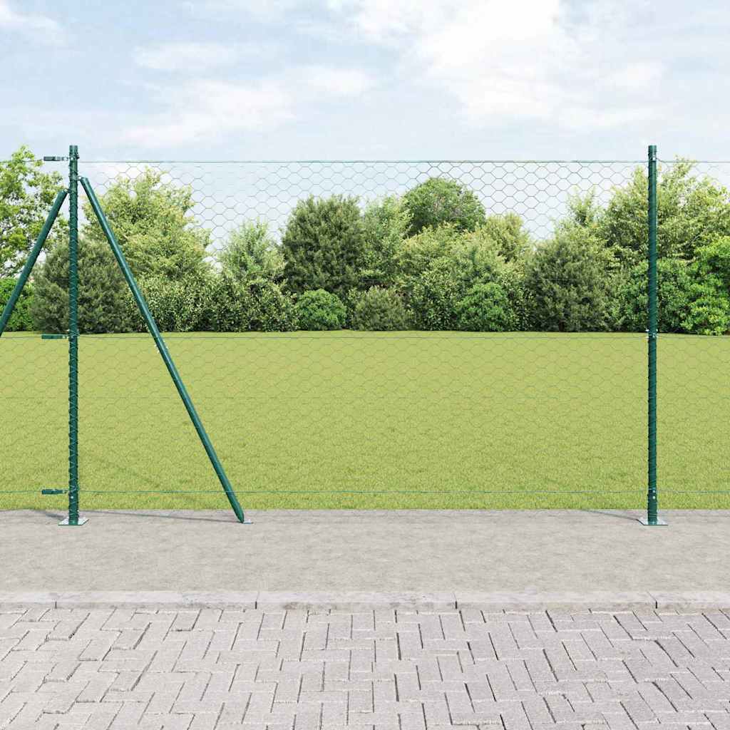 Svejset Trådhegn med Betonsokkel 10 x 1,6 m (B x H)