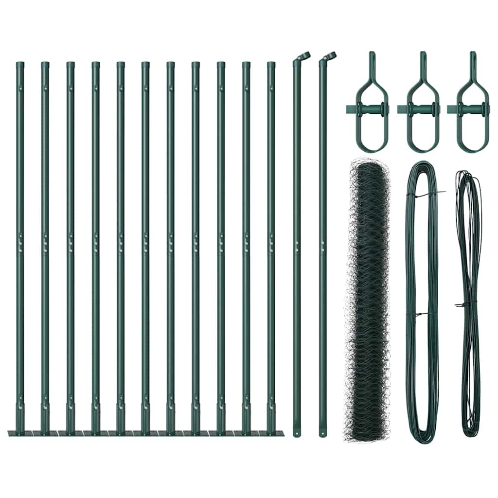 Svejset Trådhegn med Betonsokkel 25 x 1 m (B x H)