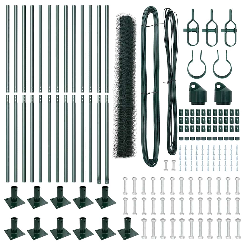 Svejset Trådhegn med Betonsokkel 25 x 1 m (B x H)