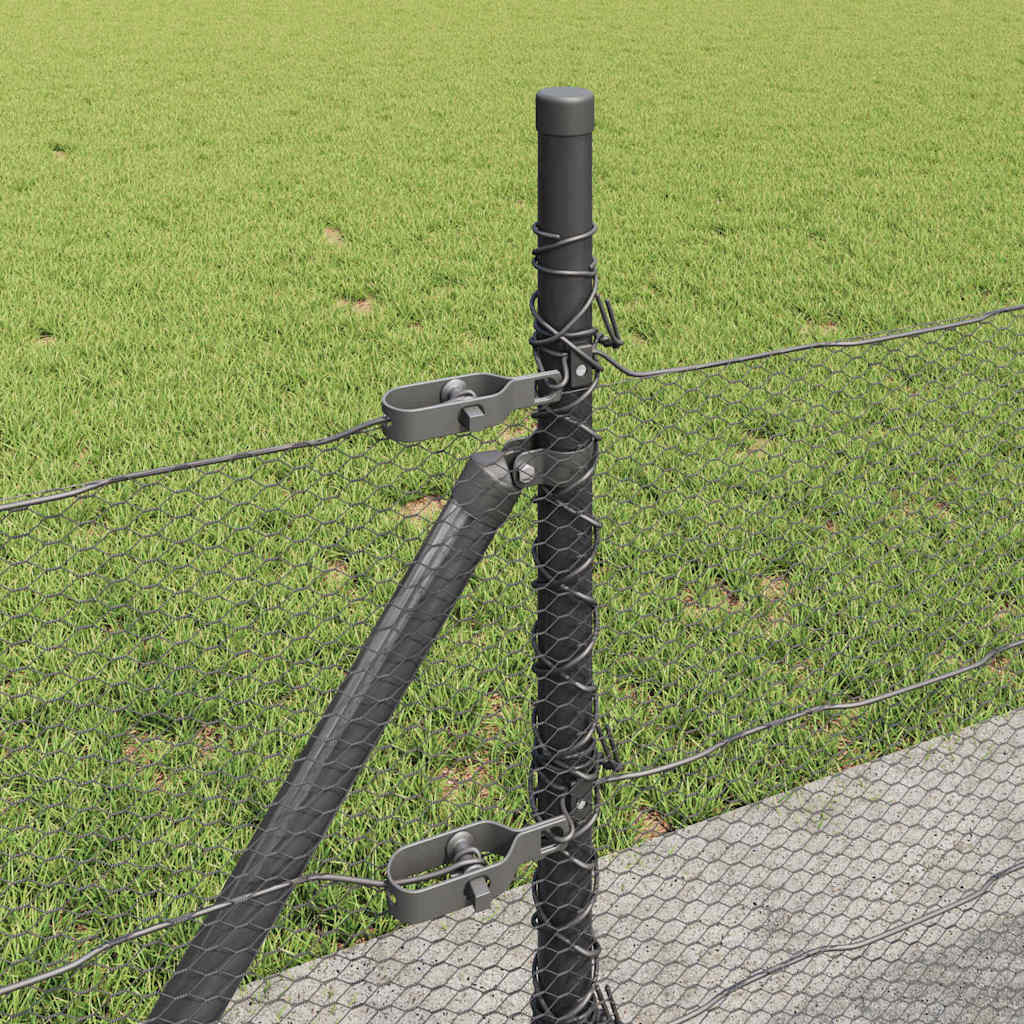 Svejset Trådhegn med Betonsokkel 10 x 0,5 m (B x H)