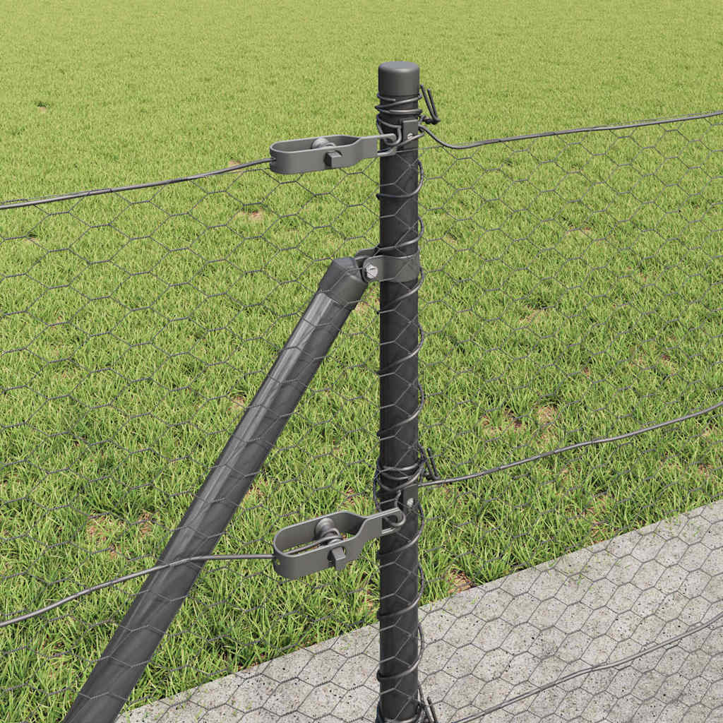 Svejset Trådhegn med Betonsokkel 10 x 0,6 m (B x H)