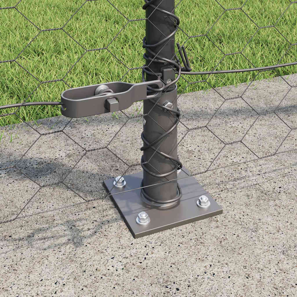 Svejset Trådhegn med Betonsokkel 10 x 1,4 m (B x H)