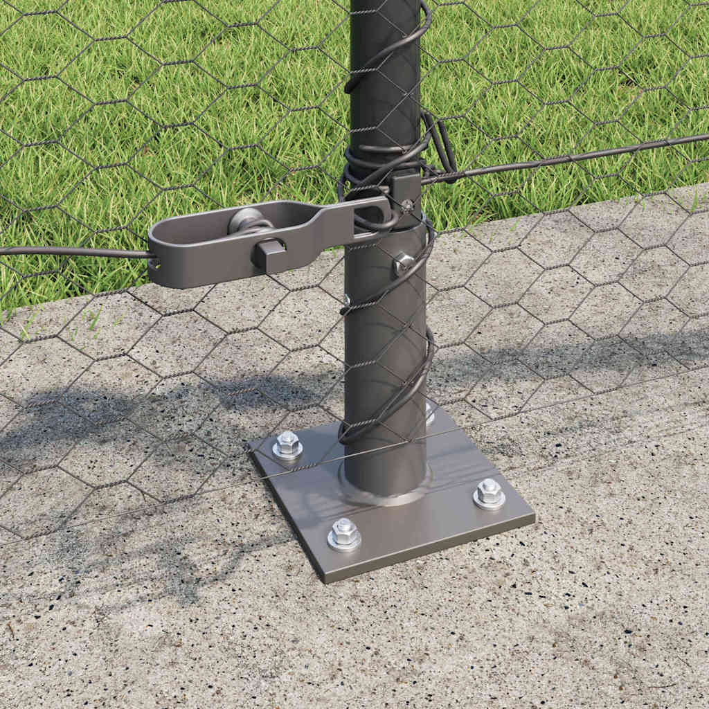 Svejset Trådhegn med Betonsokkel 25 x 0,5 m (B x H)