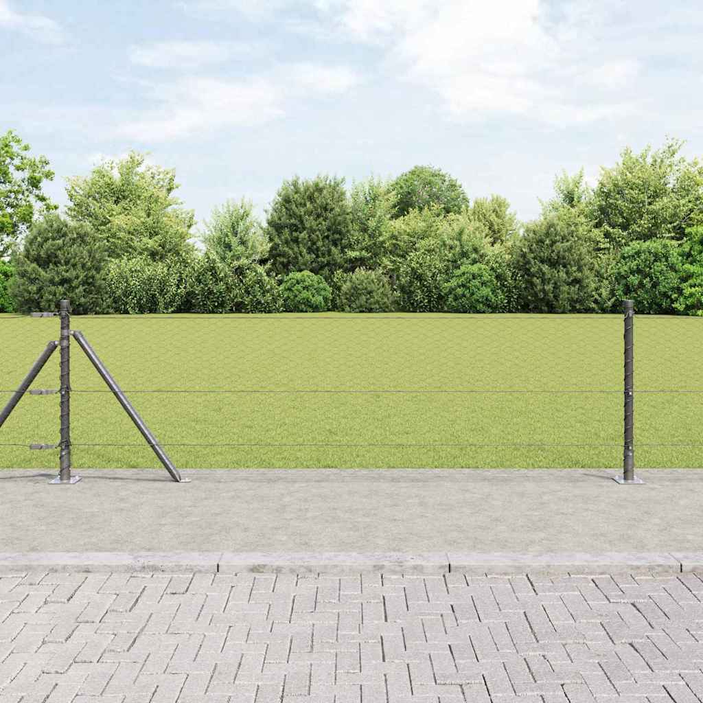 Svejset Trådhegn med Betonsokkel 25 x 0,5 m (B x H)