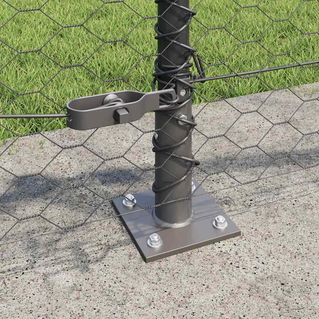 Svejset Trådhegn med Betonsokkel 25 x 0,6 m (B x H)