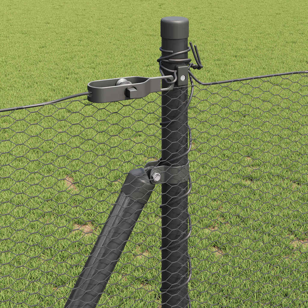 Svejset Trådhegn med Betonsokkel 25 x 0,8 m (B x H)