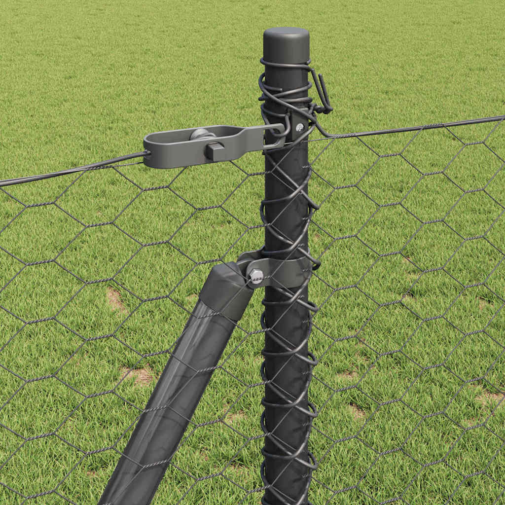 Svejset Trådhegn med Betonsokkel 25 x 0,8 m (B x H)