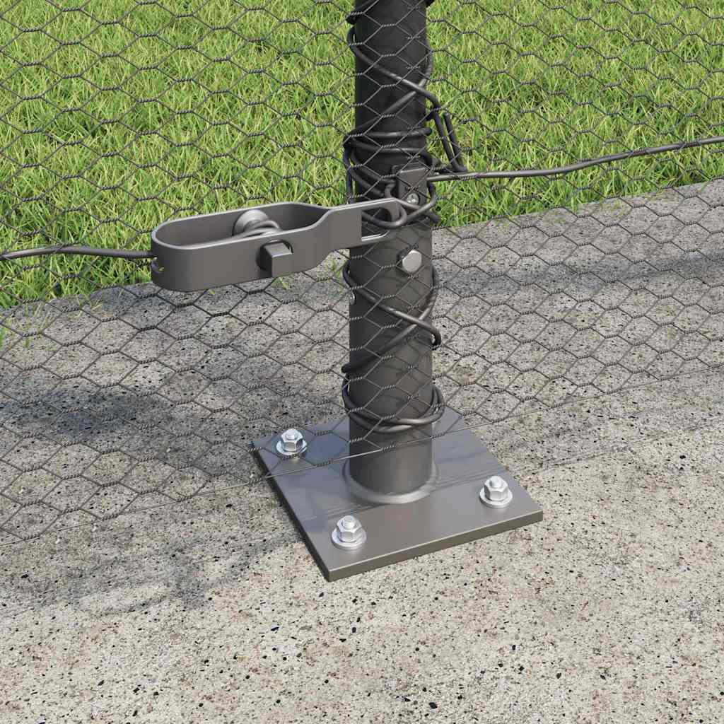 Svejset Trådhegn med Betonsokkel 25 x 1,5 m (B x H)