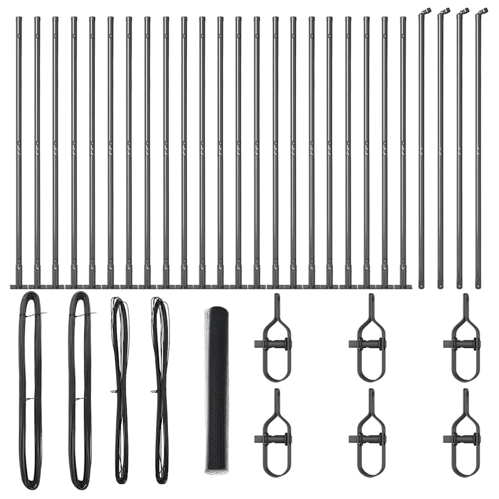 Svejset Trådhegn med Betonsokkel 50 x 1,2 m (B x H)