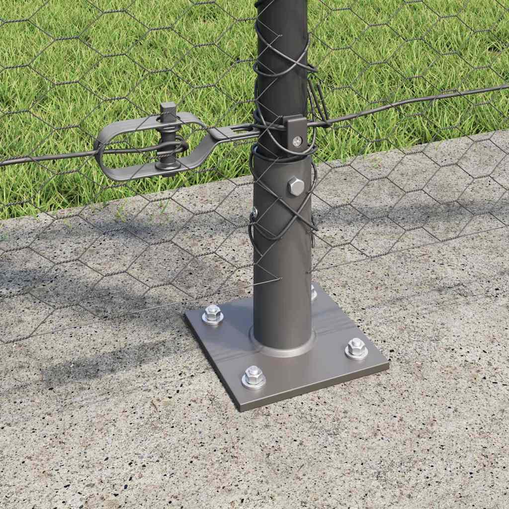 Svejset Trådhegn med Betonsokkel 50 x 1,2 m (B x H)