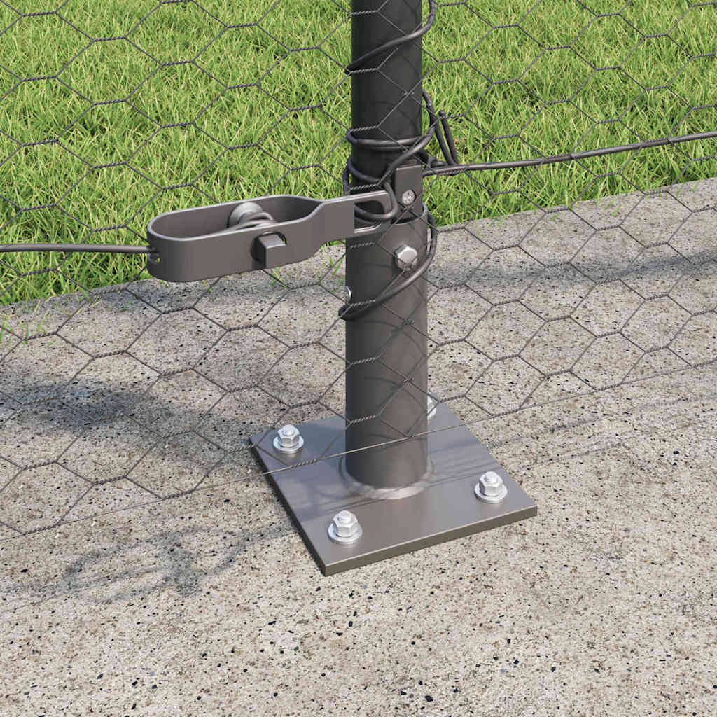 Svejset Trådhegn med Betonsokkel 50 x 1,5 m (B x H)