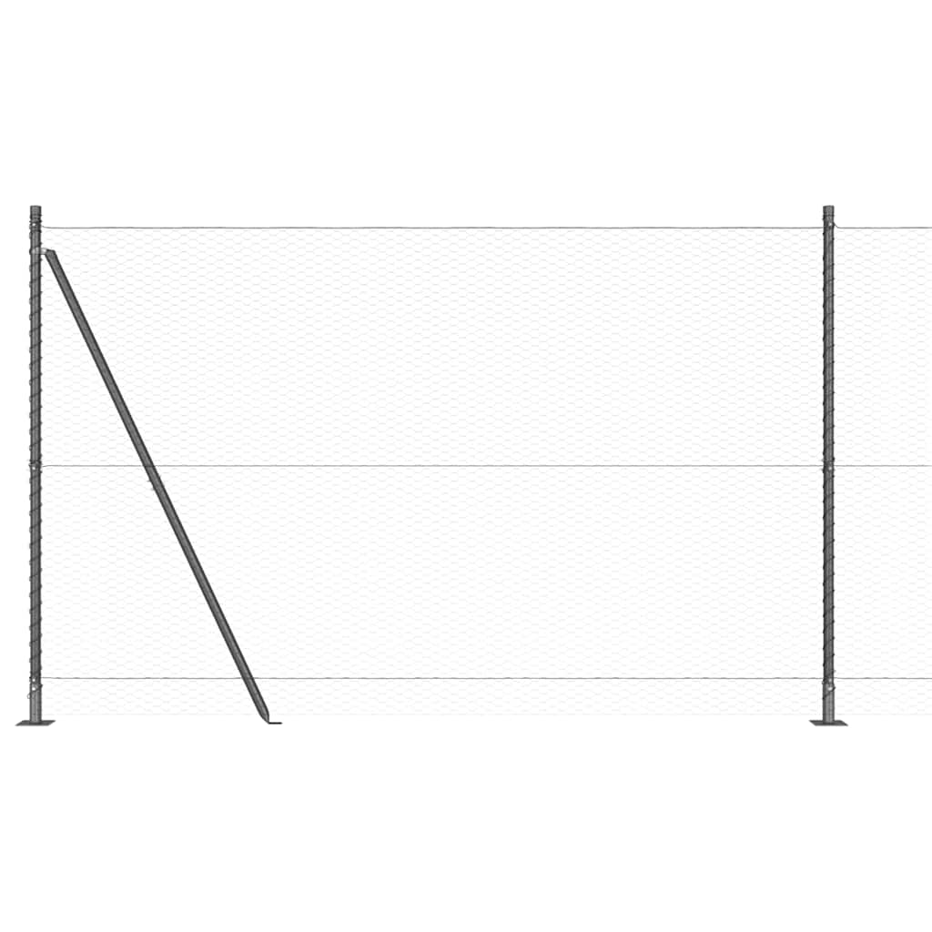 Svejset Trådhegn med Betonsokkel 50 x 1,5 m (B x H)