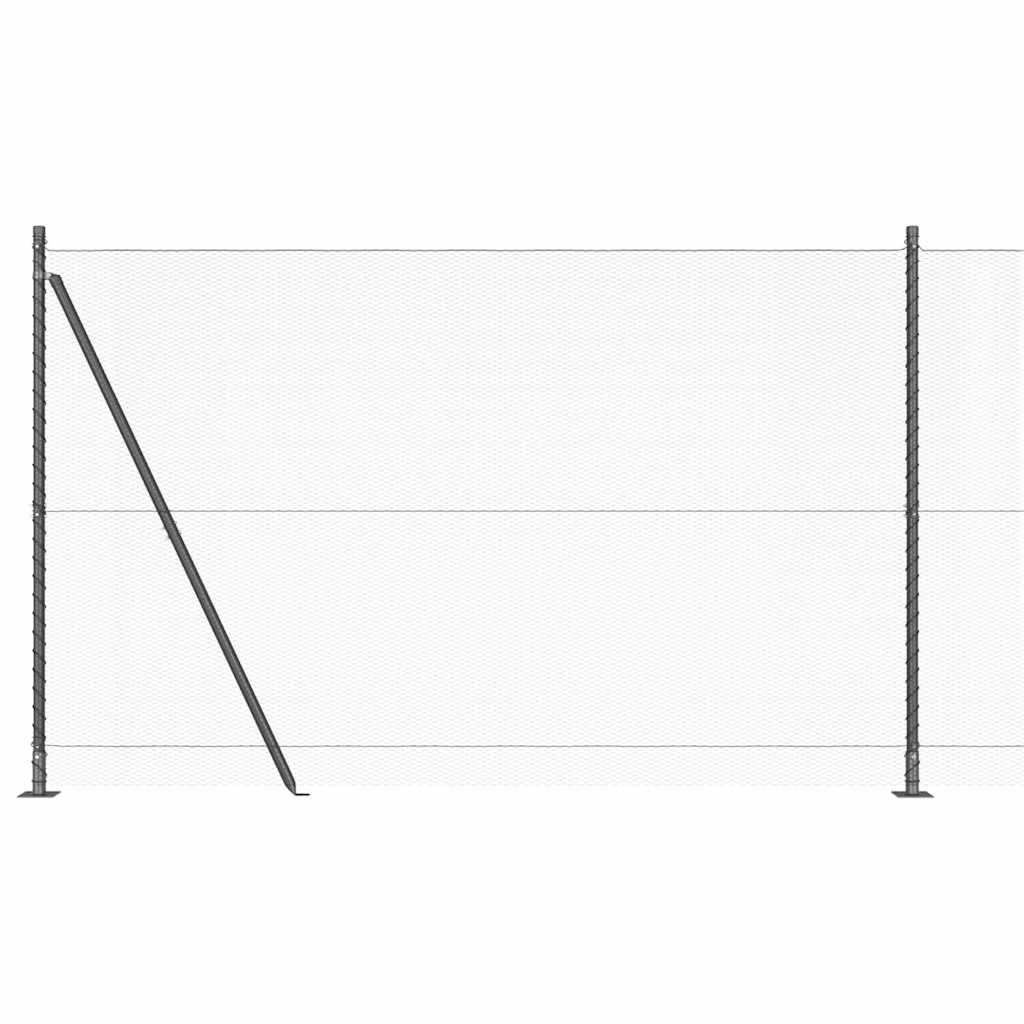 Svejset Trådhegn med Betonsokkel 50 x 1,6 m (B x H)
