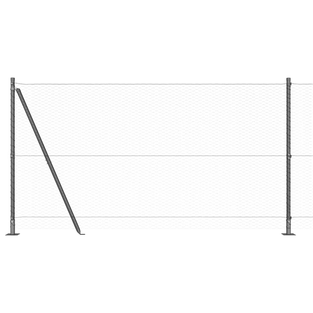 Svejset Trådhegn med Betonsokkel 100 x 1,2 m (B x H)