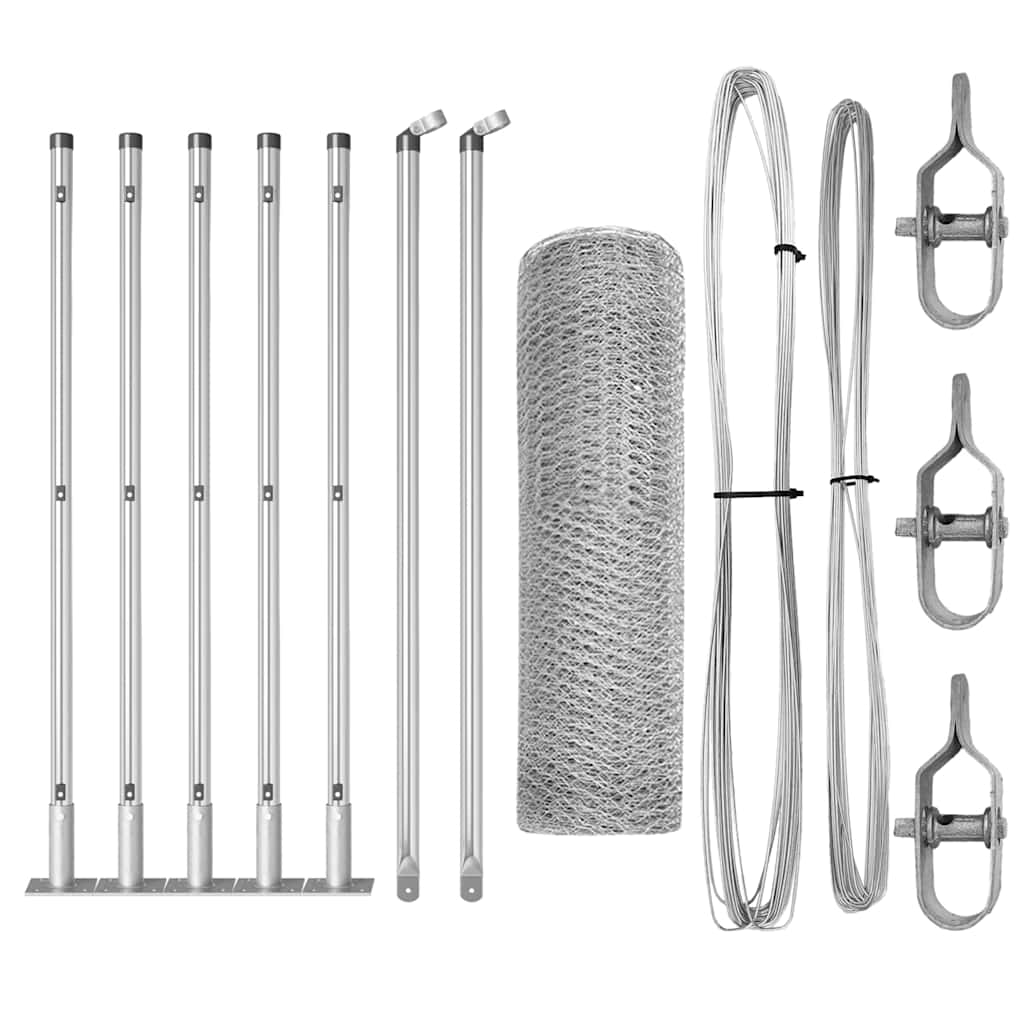 Svejset Trådhegn med Betonsokkel 10 x 0,6 m (B x H)