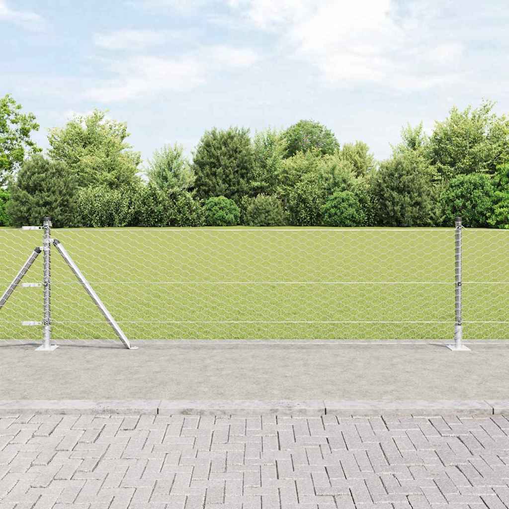 Svejset Trådhegn med Betonsokkel 10 x 0,6 m (B x H)