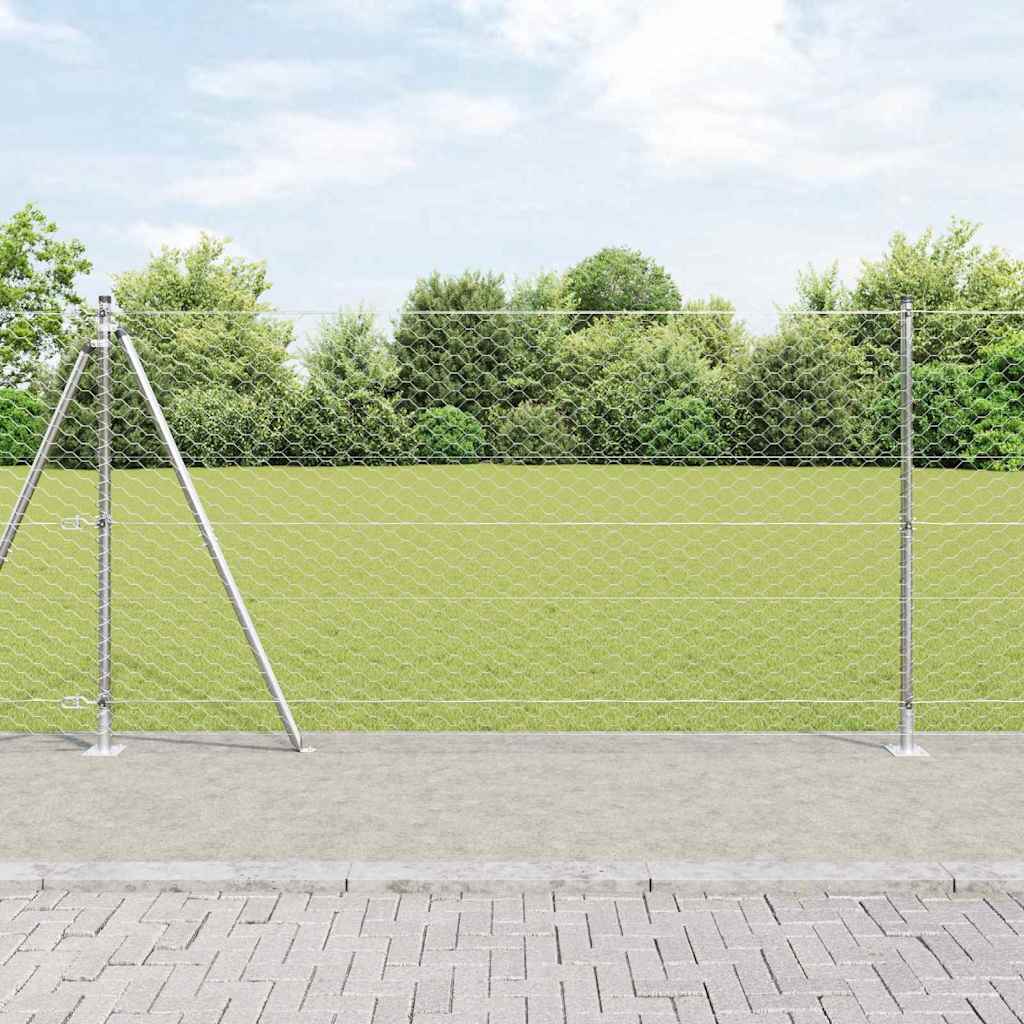 Svejset Trådhegn med Betonsokkel 10 x 1,2 m (B x H)