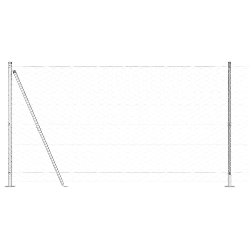 Svejset Trådhegn med Betonsokkel 10 x 1,2 m (B x H)