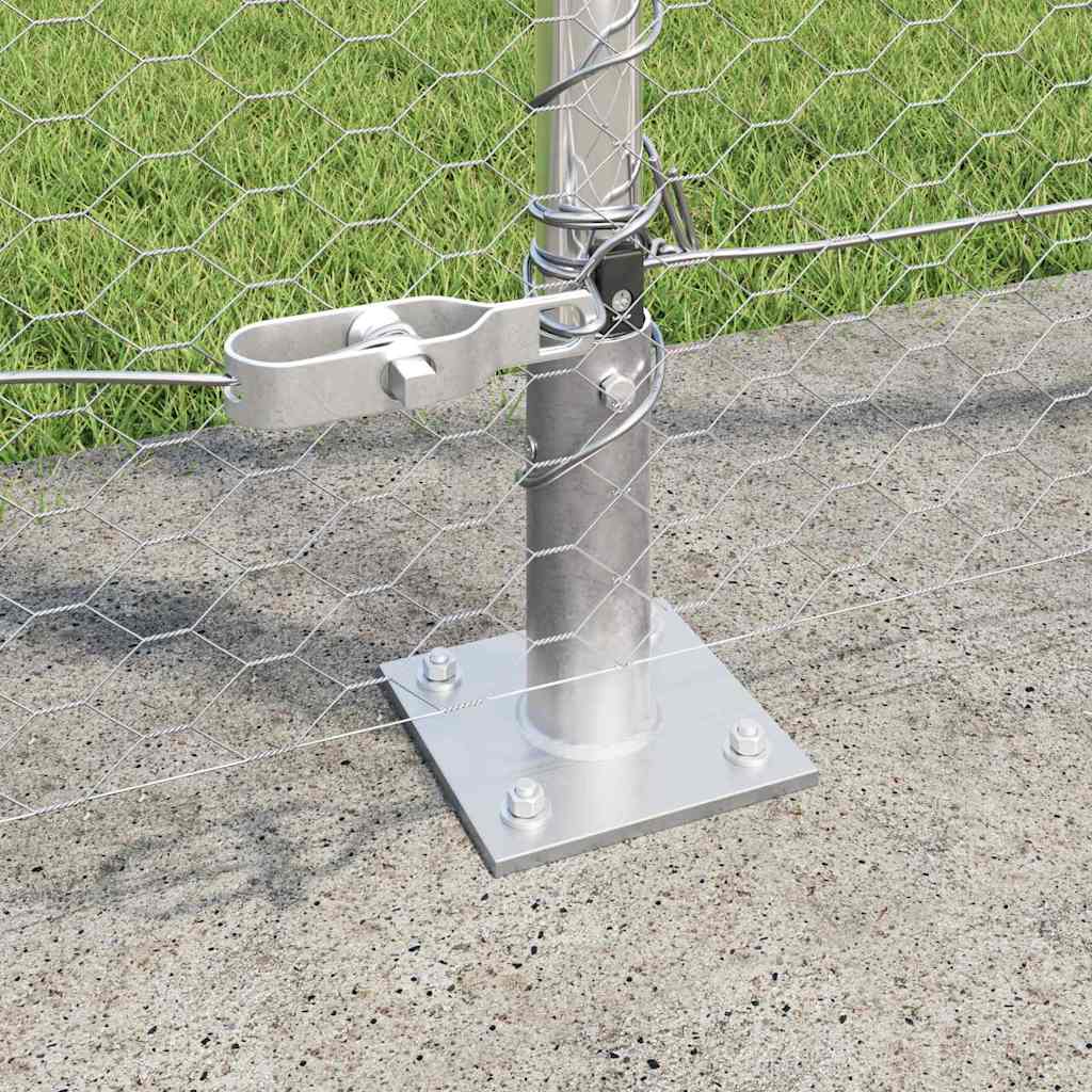 Svejset Trådhegn med Betonsokkel 10 x 1,5 m (B x H)