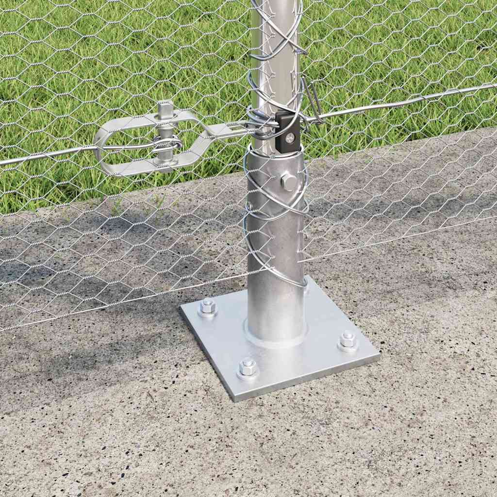Svejset Trådhegn med Betonsokkel 10 x 1,6 m (B x H)