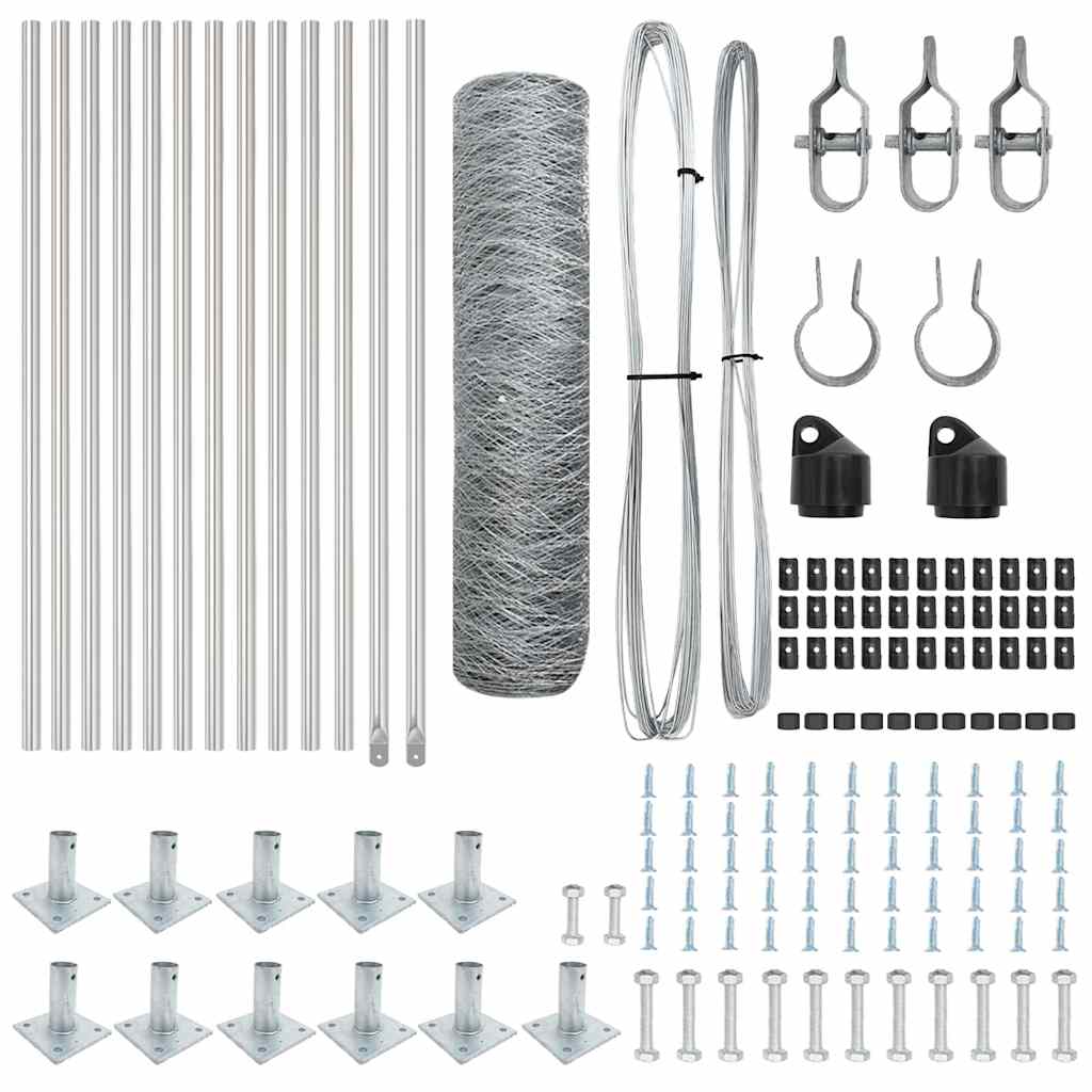 Svejset Trådhegn med Betonsokkel 25 x 0,4 m (B x H)