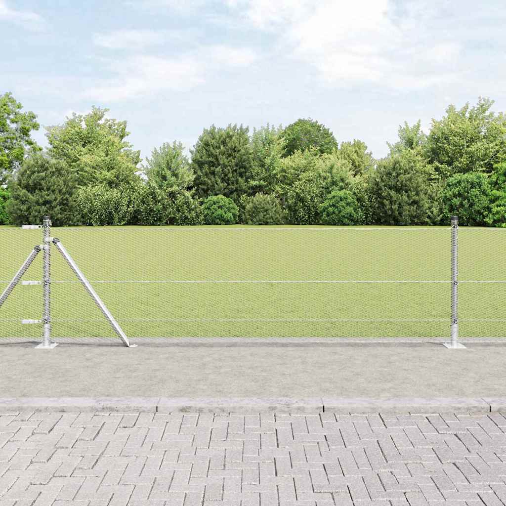 Svejset Trådhegn med Betonsokkel 25 x 0,6 m (B x H)