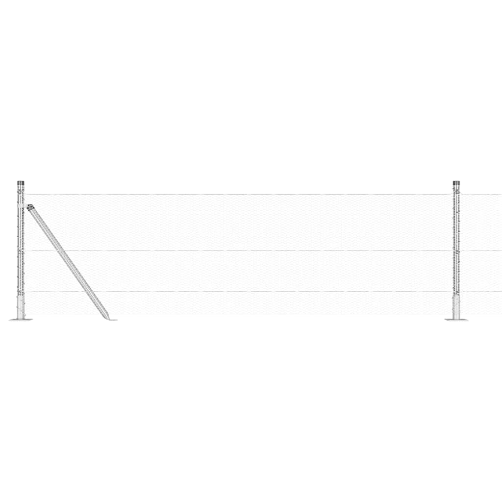 Svejset Trådhegn med Betonsokkel 25 x 0,6 m (B x H)