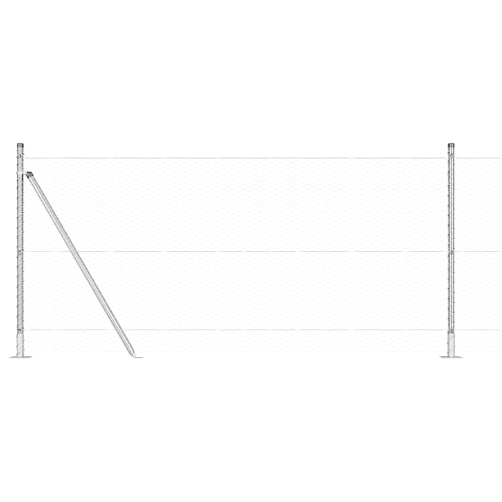 Svejset Trådhegn med Betonsokkel 25 x 1 m (B x H)
