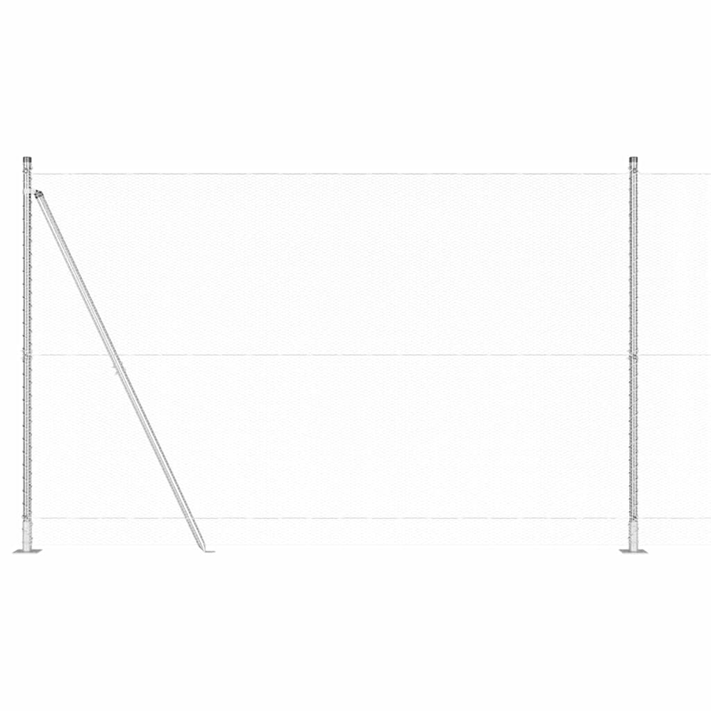 Svejset Trådhegn med Betonsokkel 25 x 1,6 m (B x H)