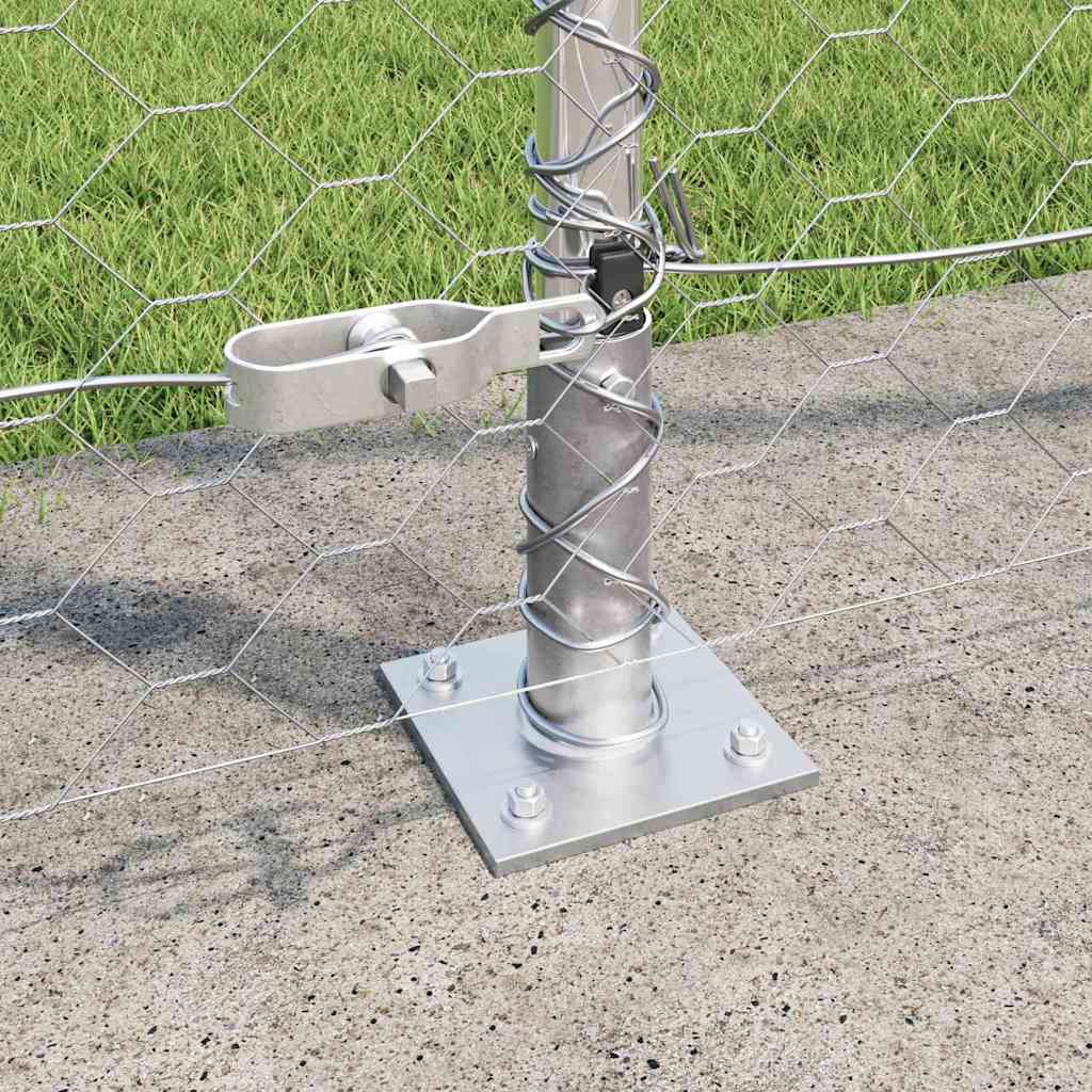 Svejset Trådhegn med Betonsokkel 50 x 1,6 m (B x H)