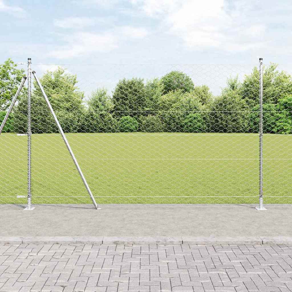 Svejset Trådhegn med Betonsokkel 50 x 1,6 m (B x H)